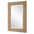 Bungalow Grass Cloth Mirror