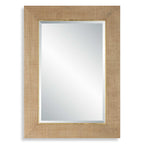 Bungalow Grass Cloth Mirror