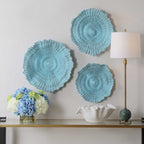 Ocean Gems Blue Wall Decor Set/3