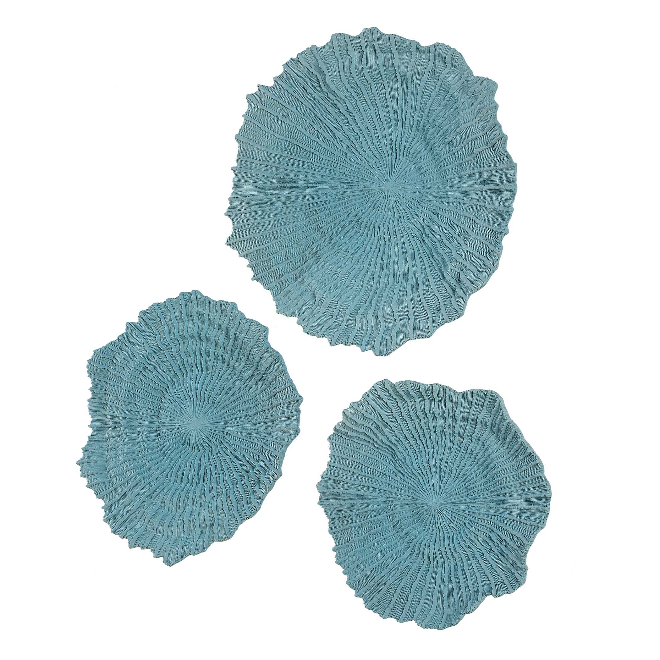 Ocean Gems Blue Wall Decor Set/3