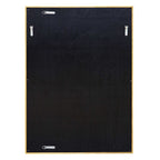 Overlap Teak Wood Mirror