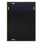 Overlap Teak Wood Mirror