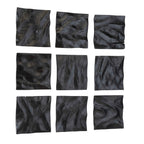 Malosi Black Wood Wall Decor Set/9