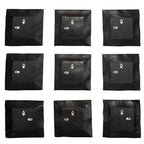 Malosi Black Wood Wall Decor Set/9