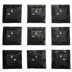 Malosi Black Wood Wall Decor Set/9