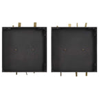 Crosshatch Metal Wall Decor Set/2