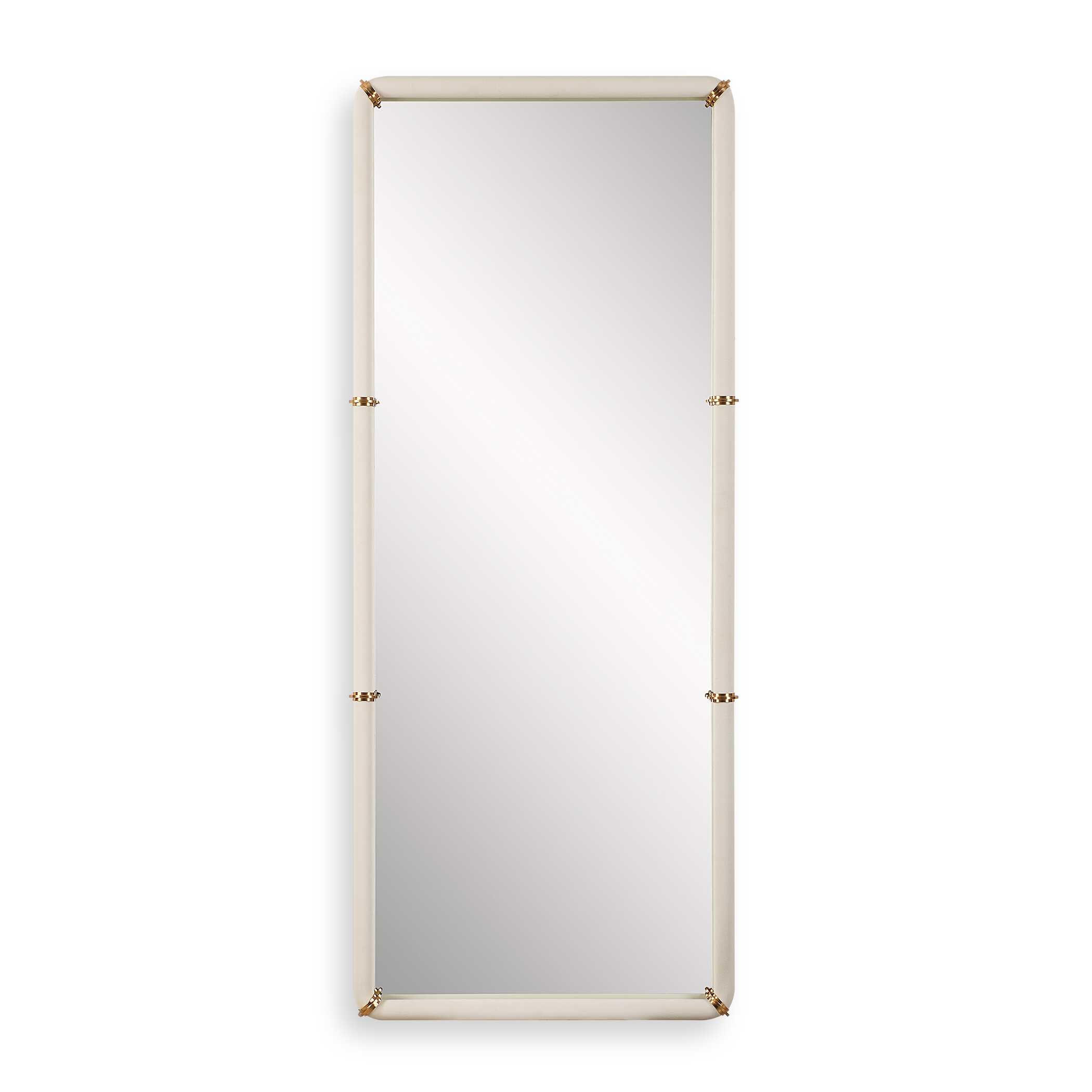 Cyprus White Dressing Mirror