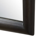 Larkin Dark Wood & Brass Mirror