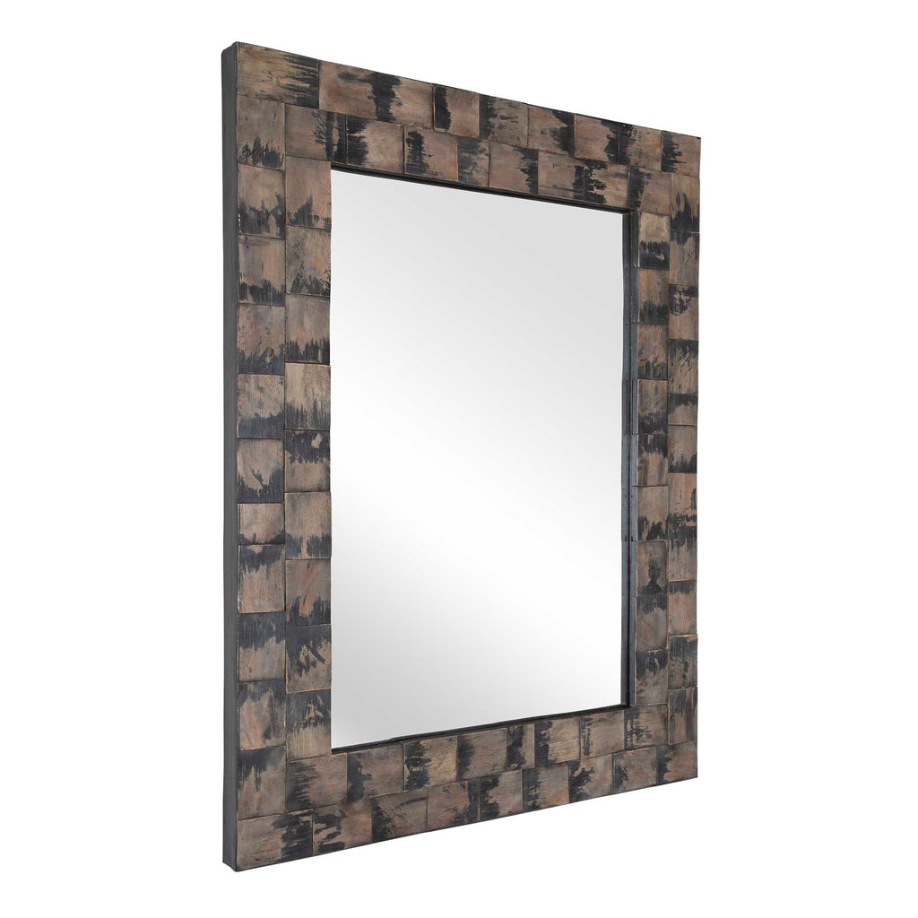 Burke Wooden Mirror
