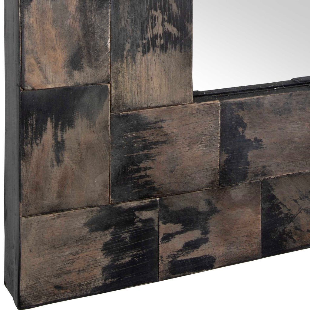 Burke Wooden Mirror