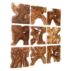 Talia Wood Wall Decor Set/9