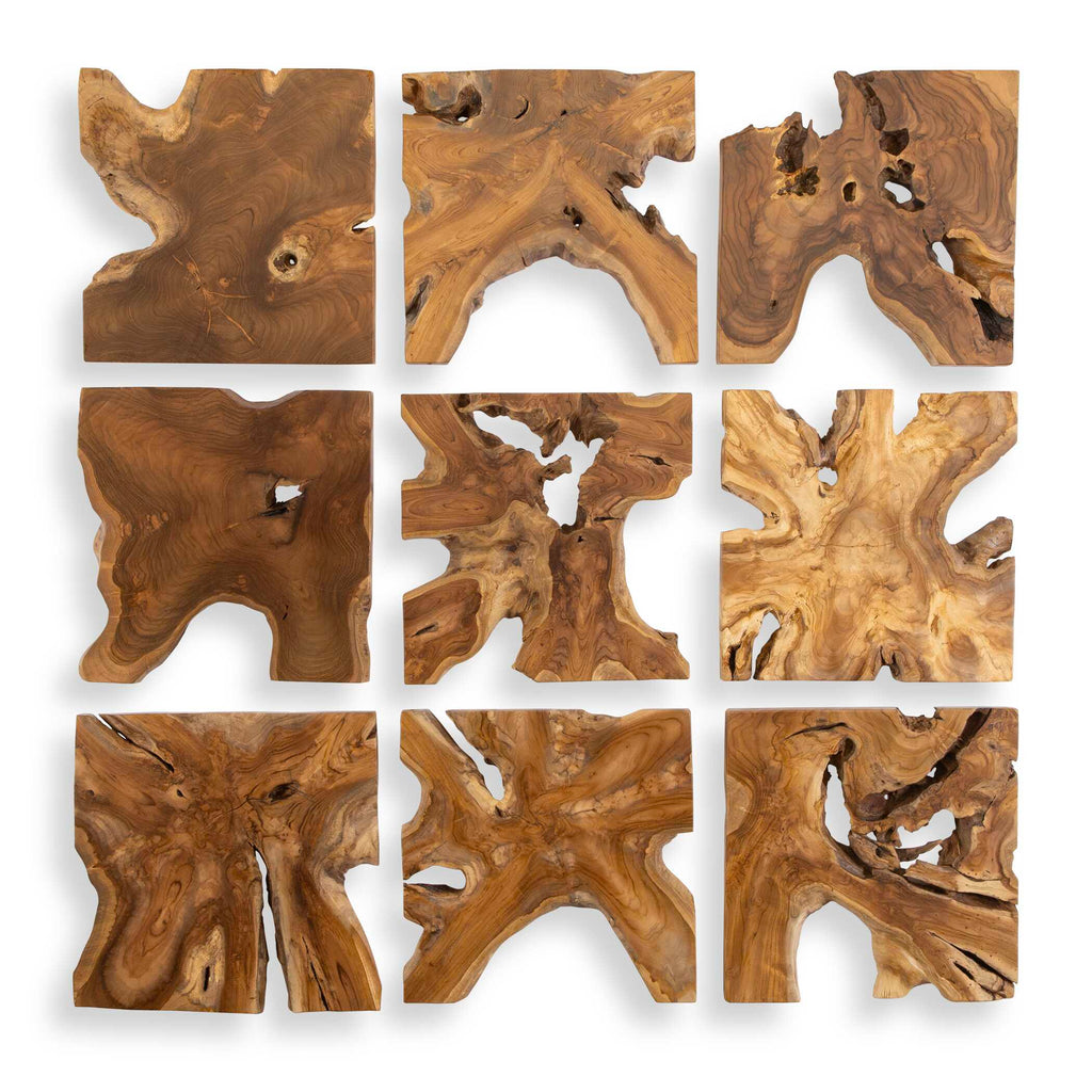 Talia Wood Wall Decor Set/9