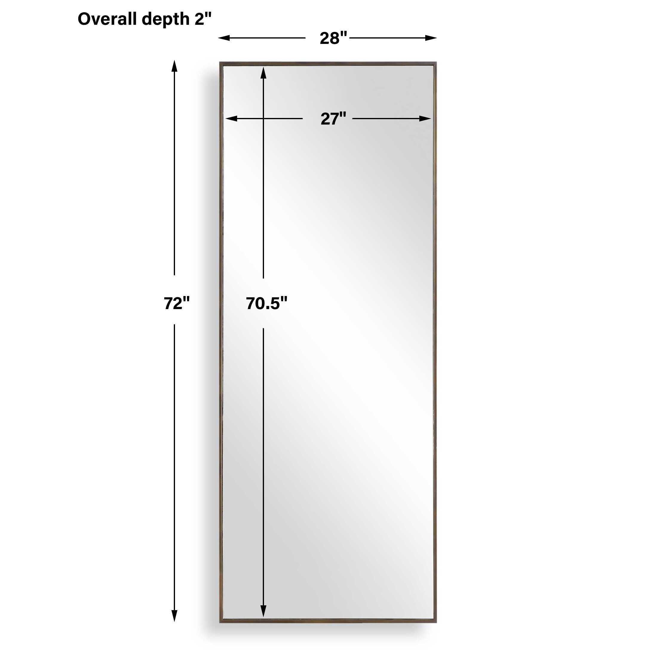 Patterson Bronze Dressing Mirror