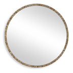 Odeon Shell Inlay Round Mirror