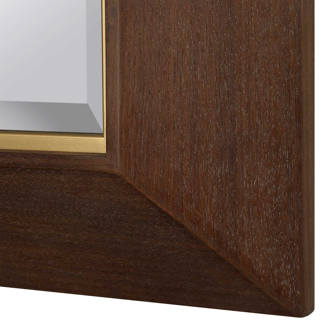Matheson Rectangular Walnut Mirror