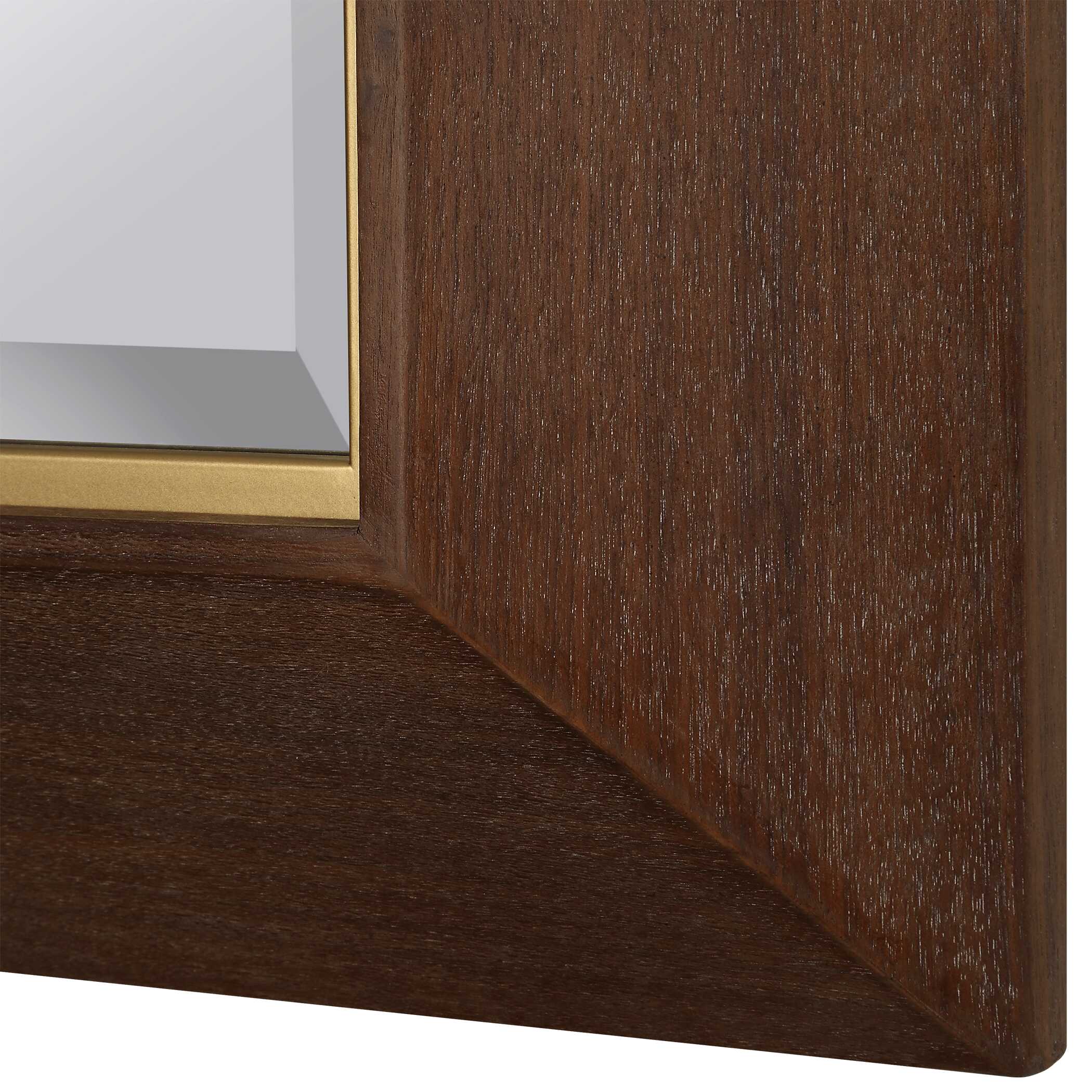 Matheson Rectangular Walnut Mirror