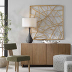 Tangled Up Outdoor Teak Wall Decor