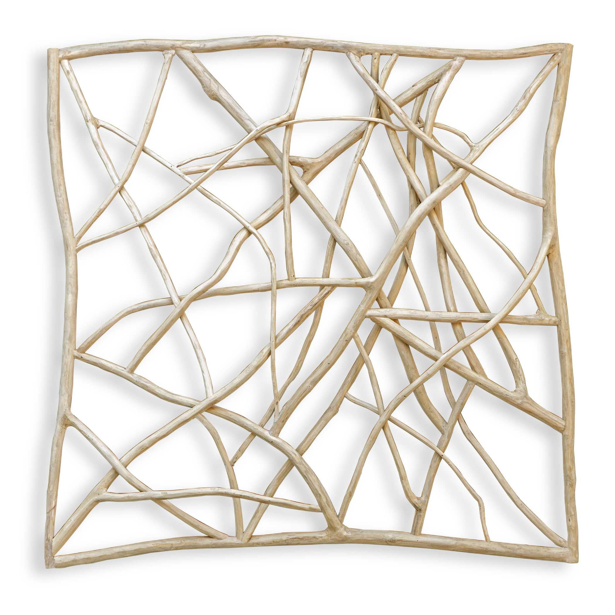 Tangled Up Outdoor Teak Wall Decor