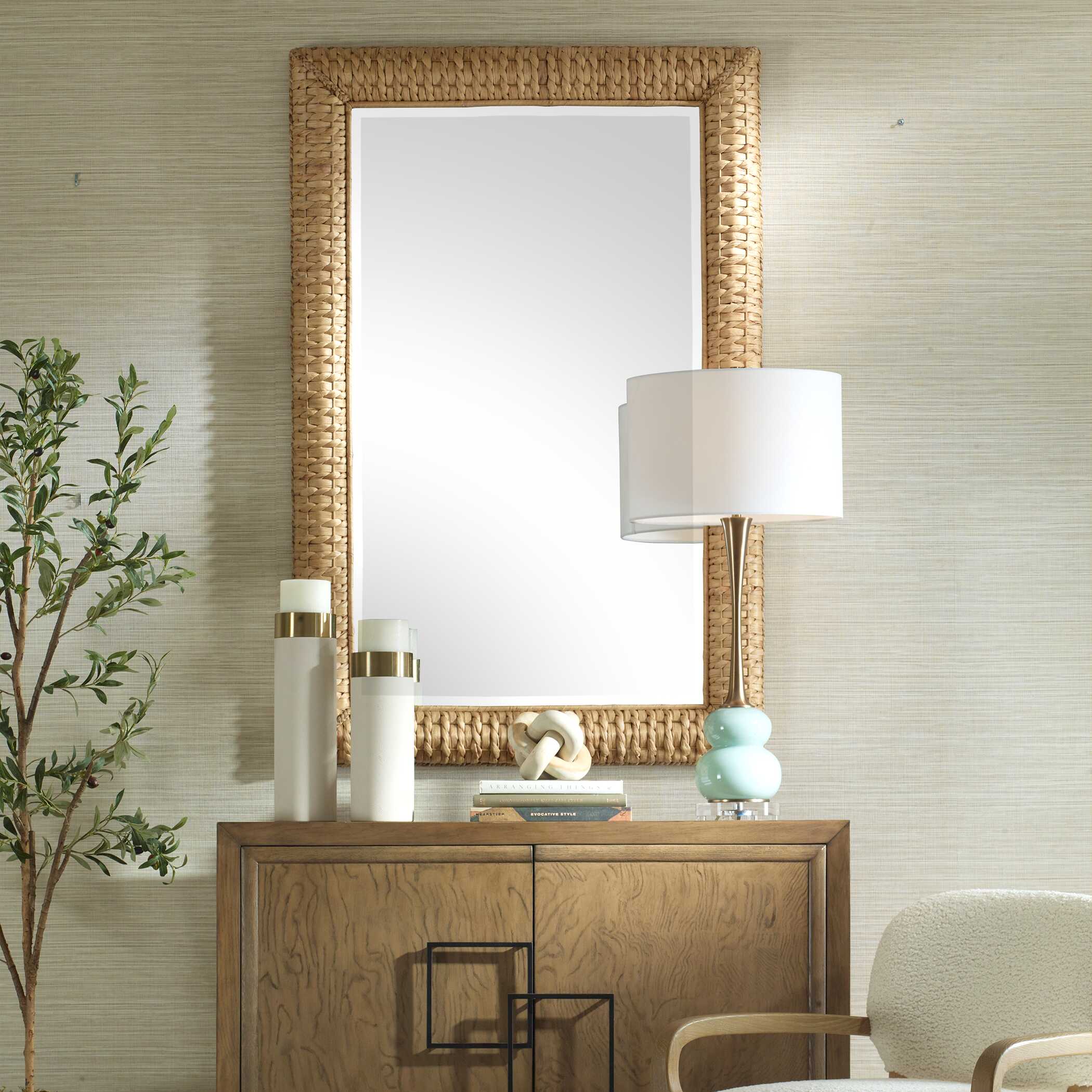 Twisted Seagrass Large Mirror