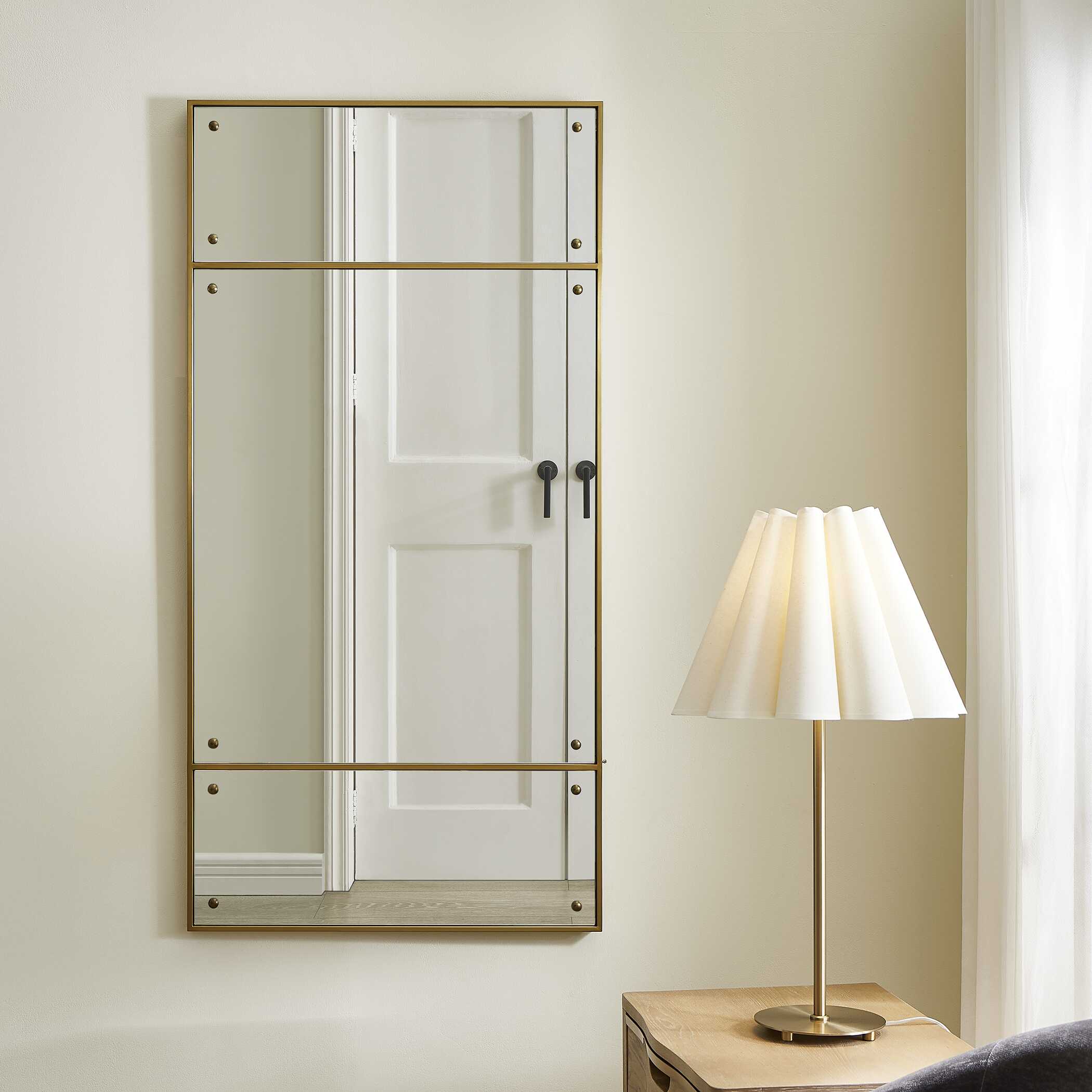 Wrenton Brass Rectangular Mirror