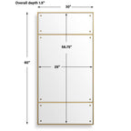 Wrenton Brass Rectangular Mirror