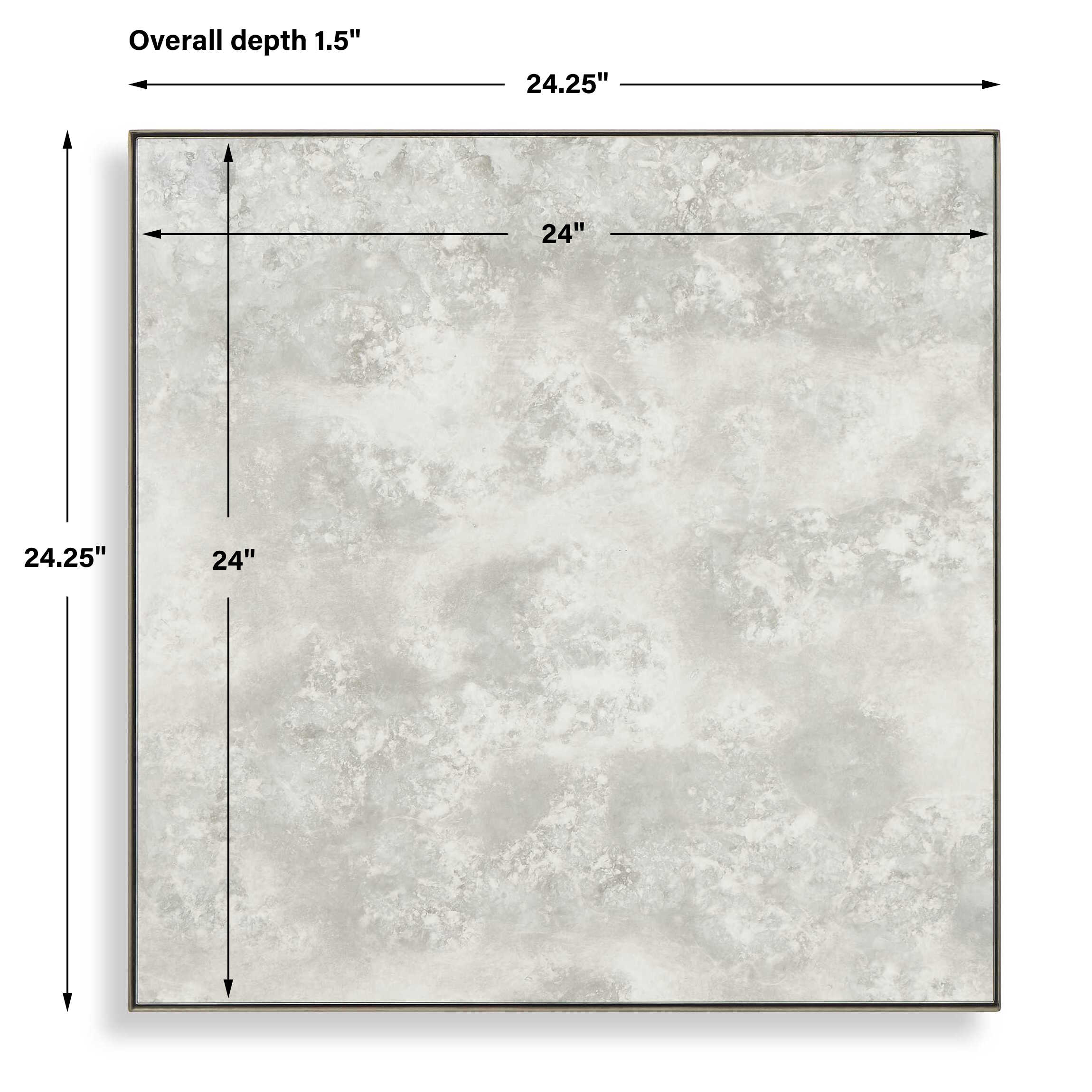 Fredric Square Antique Mirror