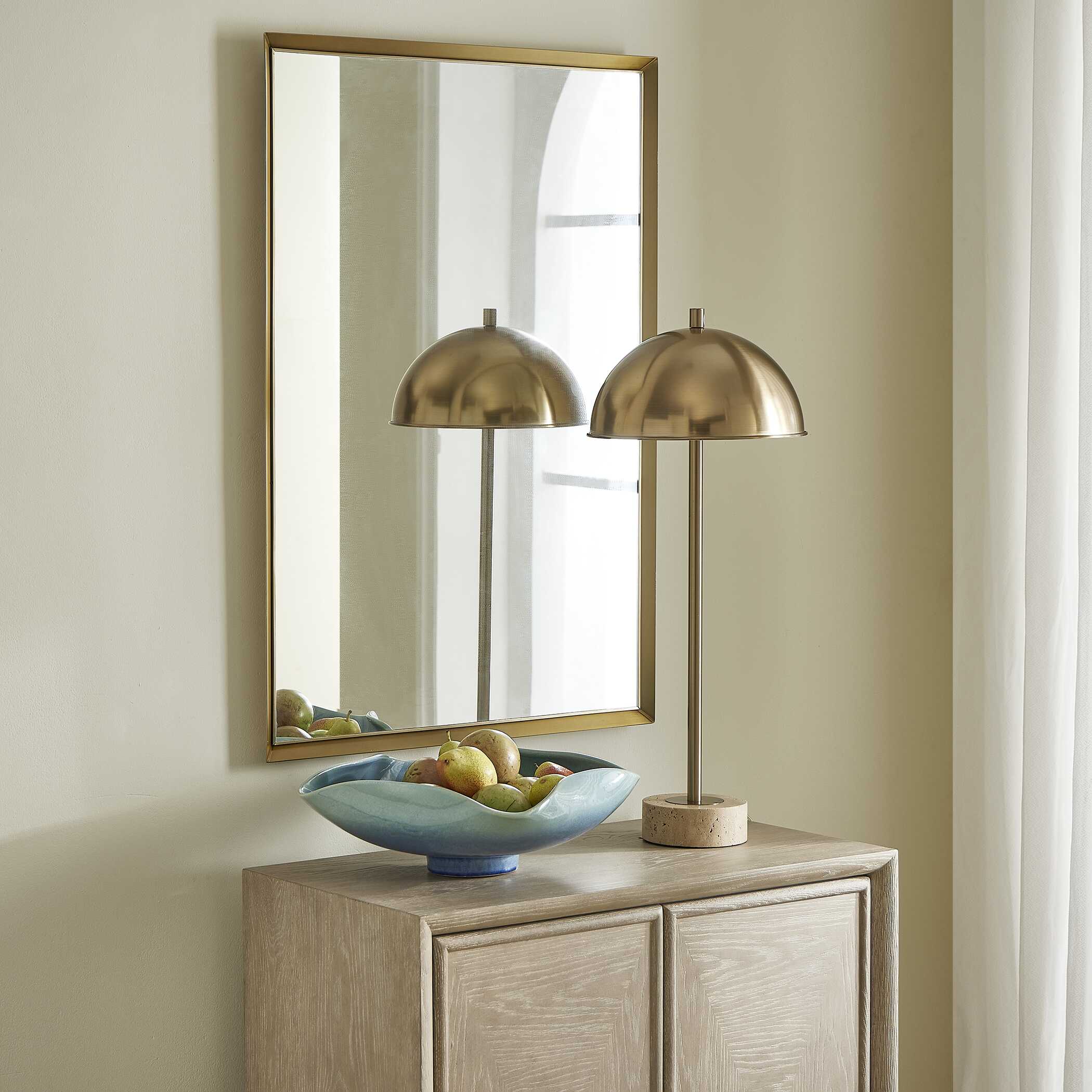 Heisler Brass Mirror