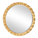 Haya Round Gold Mirror