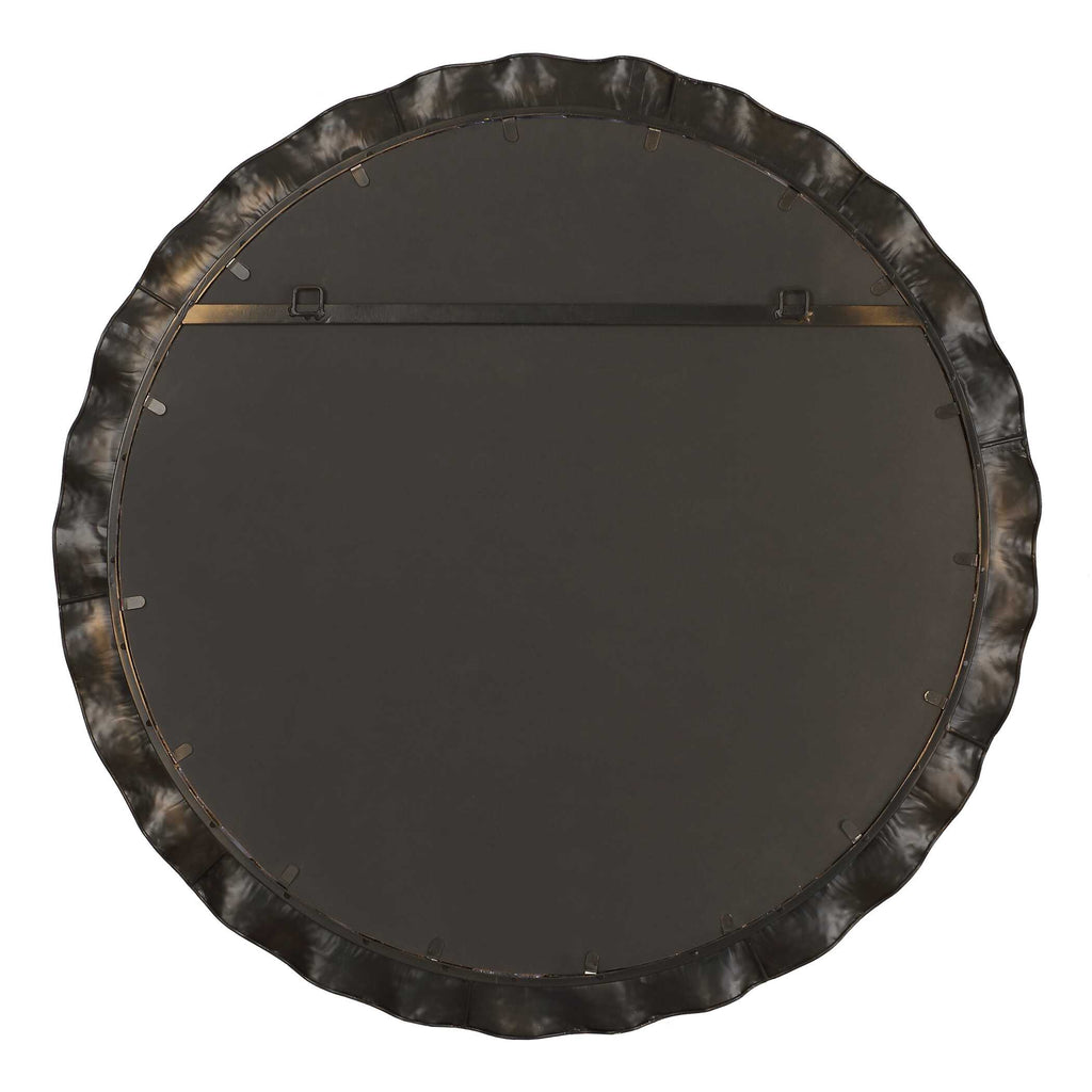 Haya Round Gold Mirror