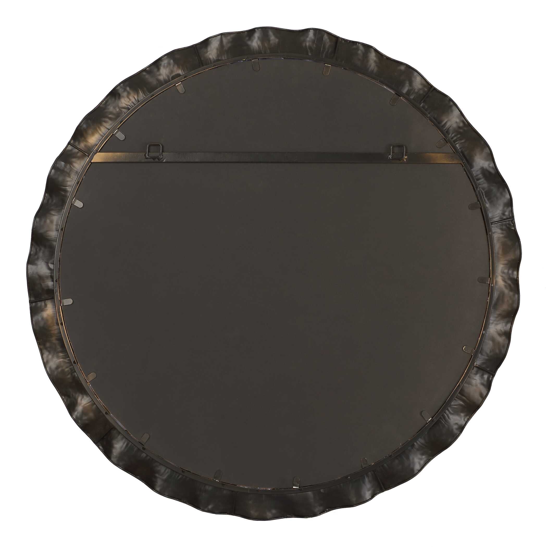 Haya Round Gold Mirror