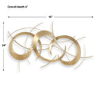 Motivate Gold Wall Decor