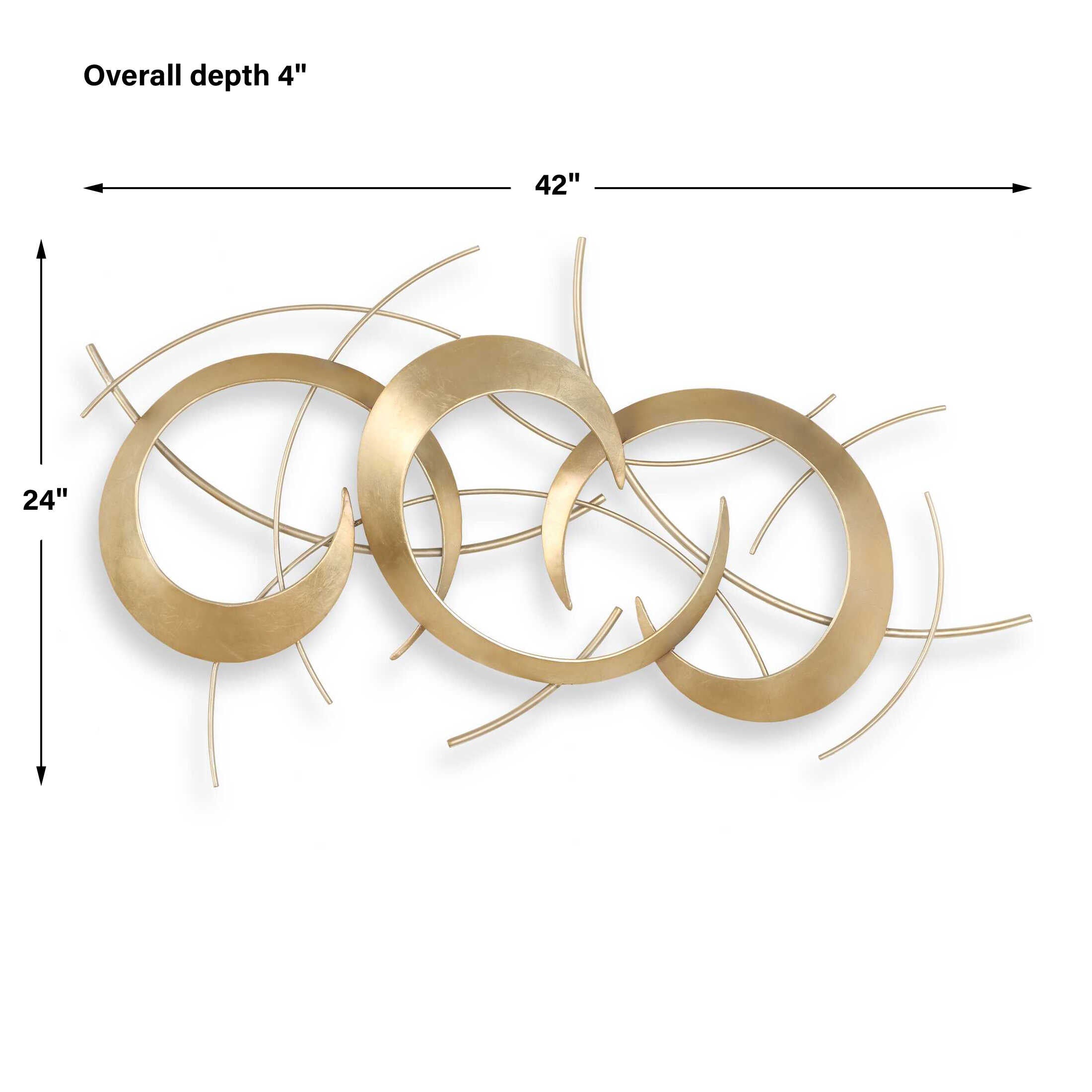 Motivate Gold Wall Decor