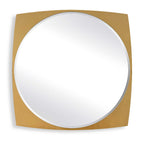 Neilia Round Brass Mirror