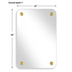 Hamrick Frameless Mirror