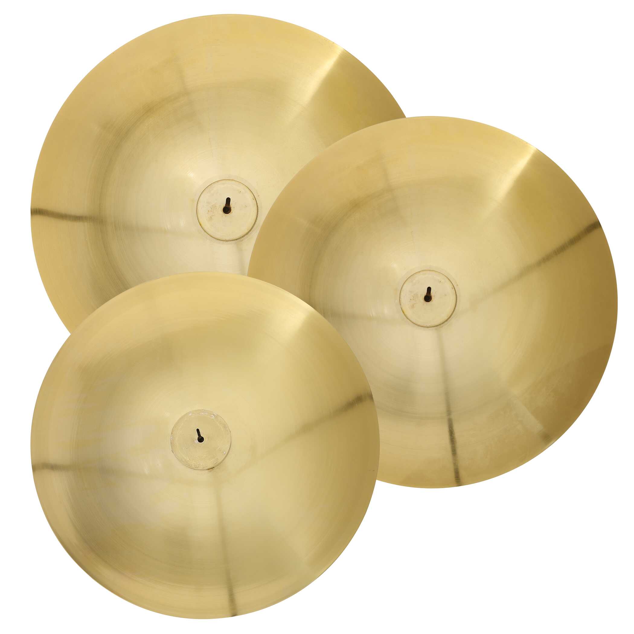 Cymbalic Round Brass Wall Decor Set/3