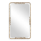 Tahoma Antiqued Gold Mirror
