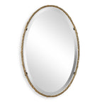 Twisted Branch Oval Mirror