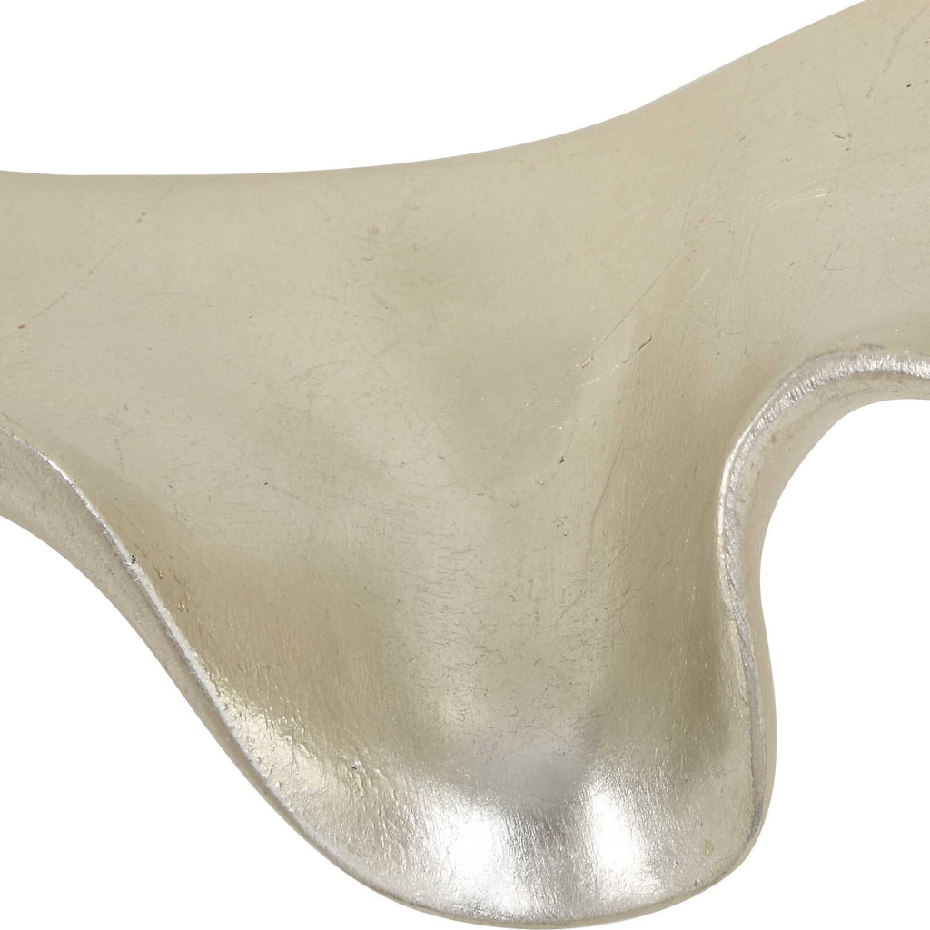 Ripple Effect Silver Wall Art Set/3