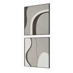 Joel Modern Wood Wall Art Set/2