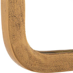 Vestry Antique Brass Mirror