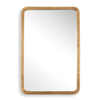 Vestry Antique Brass Mirror