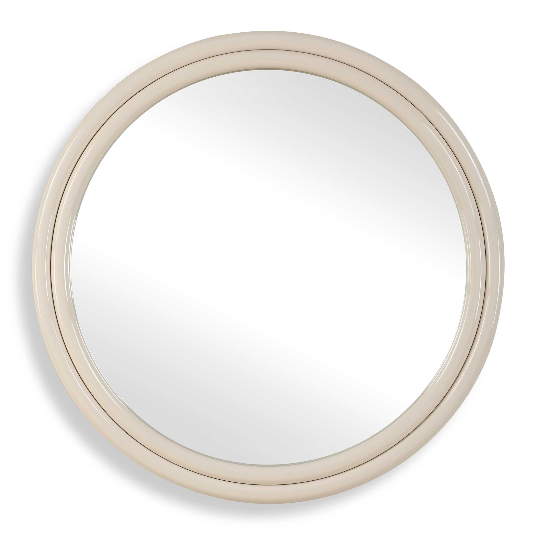 Florian Warm White Round Mirror