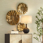 Peonia Outdoor Gold Wall Decor Set/3