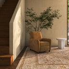 Luna Recliner Chair Ochre Brown