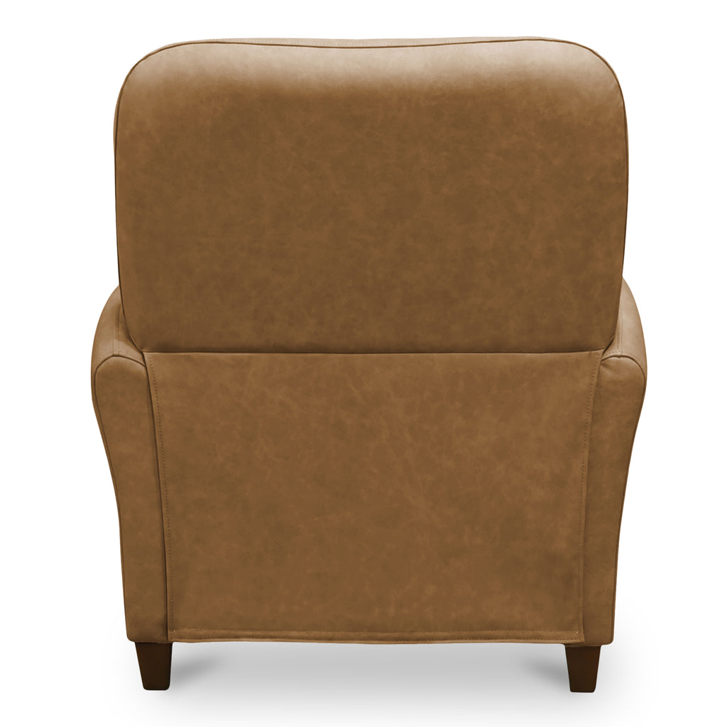 Luna Recliner Chair Tan Leather