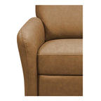Luna Recliner Chair Tan Leather