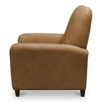 Luna Recliner Chair Tan Leather