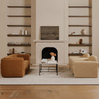 Alora Sofa Fabric Ochre Brown