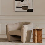 Domino Accent Chair Beige