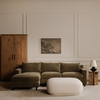 Marion Square Ottoman White